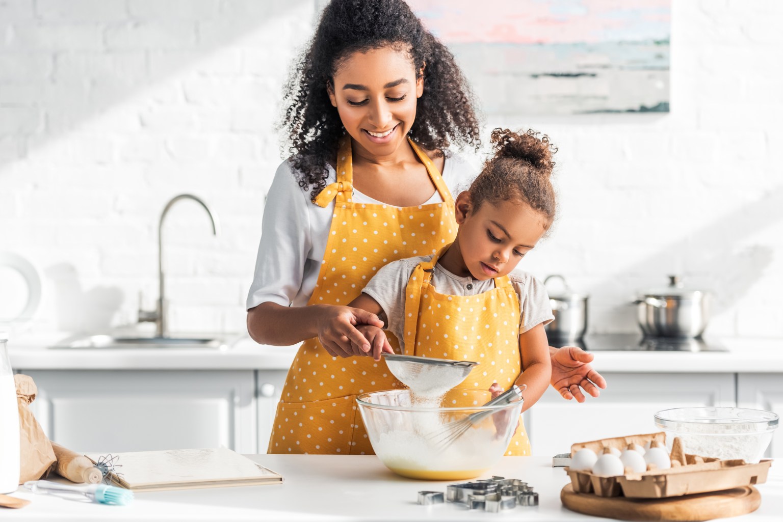 family baking